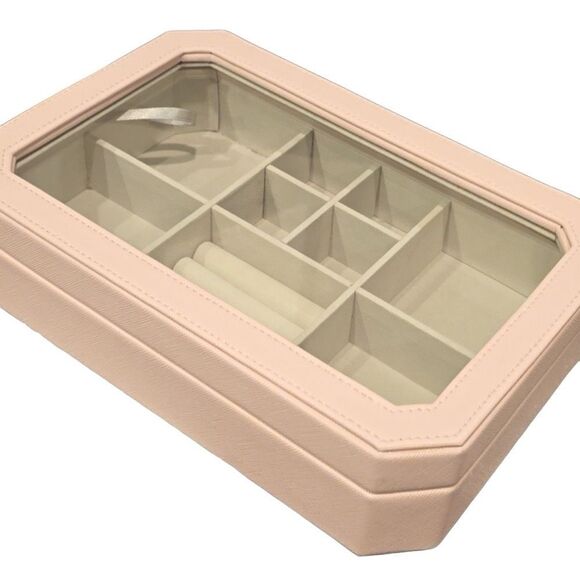 At Home Windowed Sectioned Jewelry Storage - Picture 1 of 10